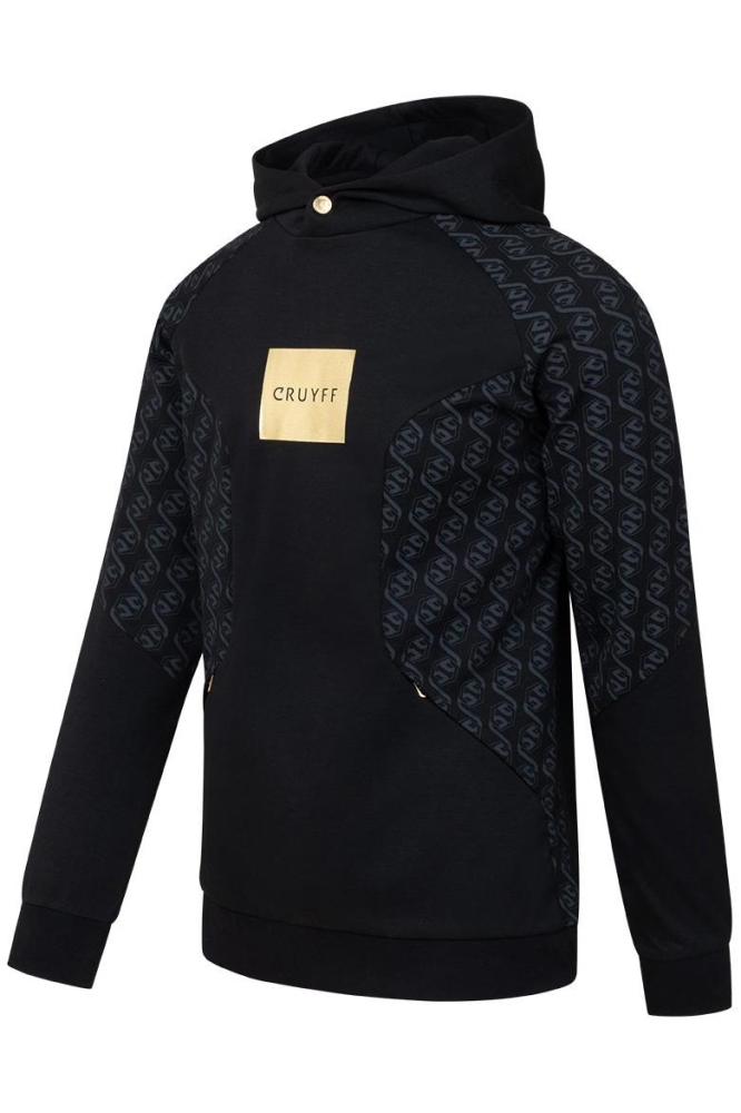 CHAIN REPEAT HOODIE CA233131 960 BLACK/GOLD