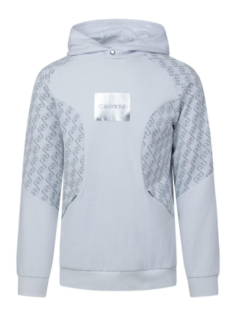 Cruyff Trui CHAIN REPEAT HOODIE CA233131 161 WHITE/SILVER