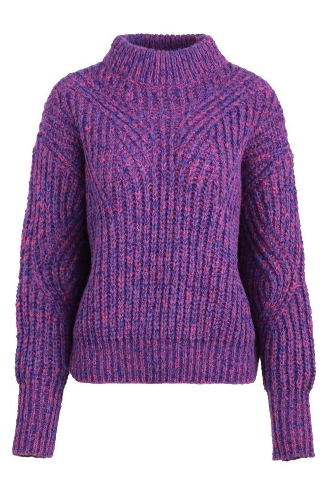 AMARIS KNIT SWEATER 24WLF10 COOL PURPLE/ CERISE