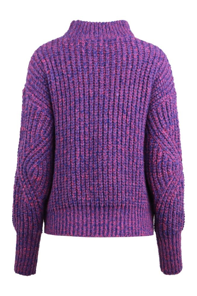 AMARIS KNIT SWEATER 24WLF10 COOL PURPLE/ CERISE