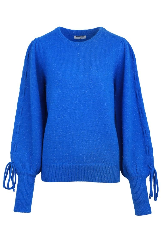 SCOTTIE KNIT SWEATER 24WLF14 630 BLUE QUARTZ