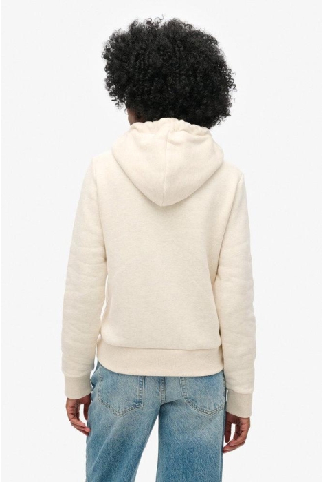 Superdry luxe metallic logo hoodie