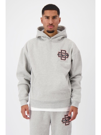 Black Bananas Trui CITY HOODY 1 224 2 10 992 MELANGE GREY