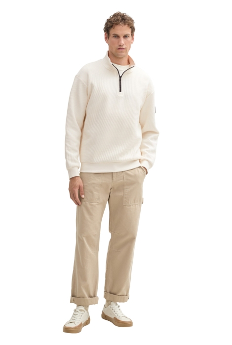 Tom Tailor structured sweat troyer