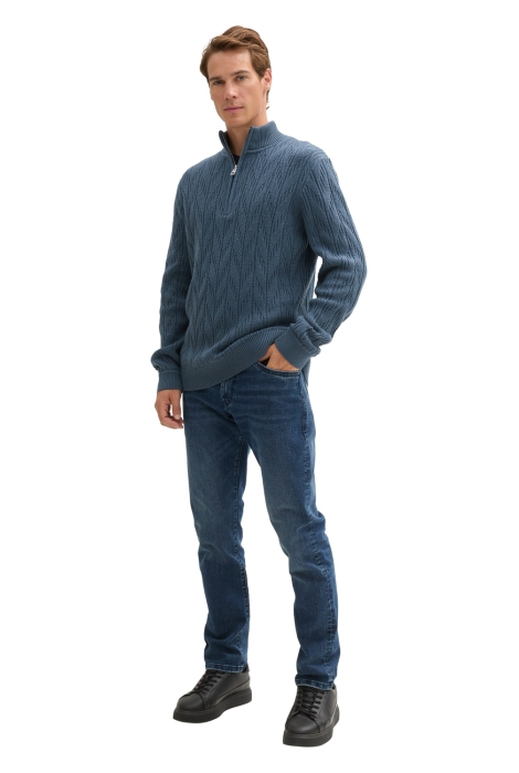 Tom Tailor structured cable knit troyer