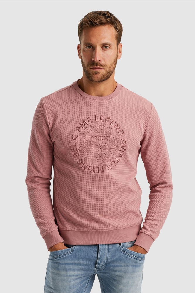 SWEATSHIRT MET WAFELSTRUCTUUR PSW2408429 3163