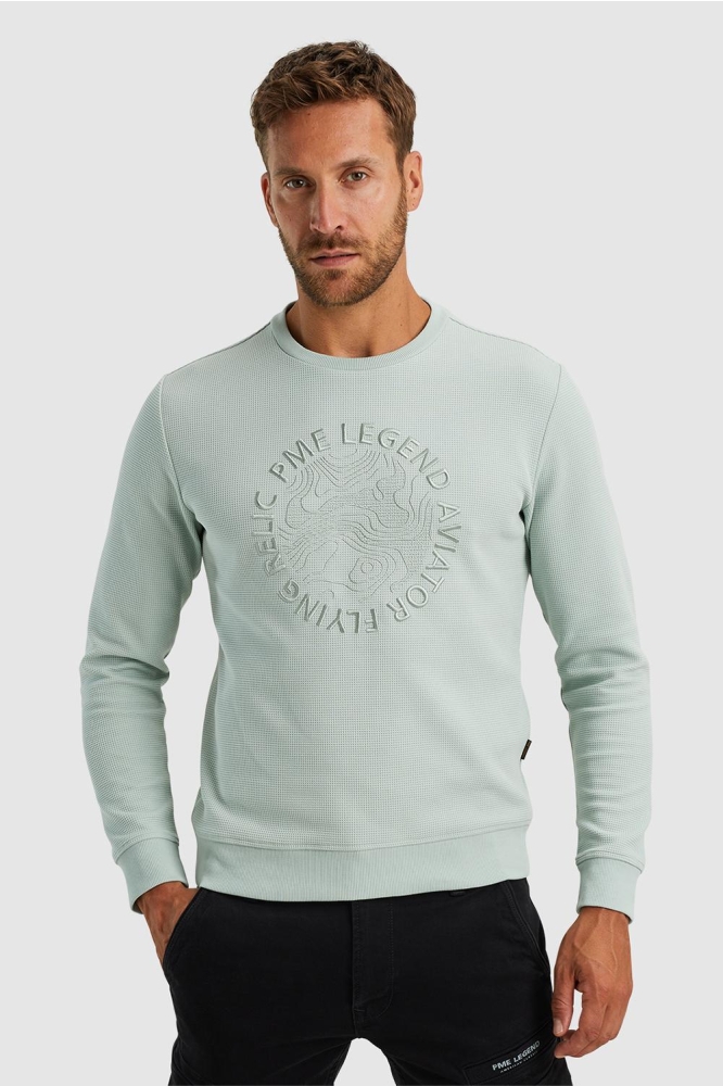 SWEATSHIRT MET WAFELSTRUCTUUR PSW2408429 6009