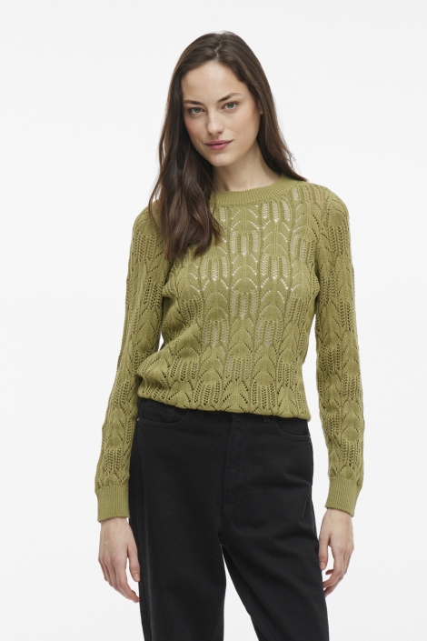 Vila vicotti o-neck l/s knit top