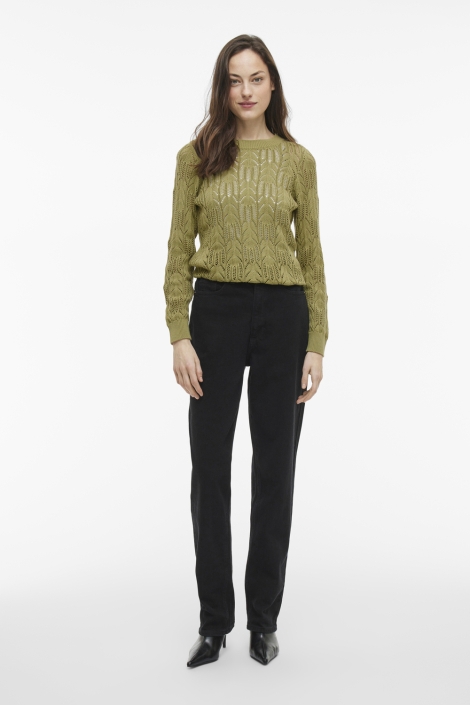 Vila vicotti o-neck l/s knit top