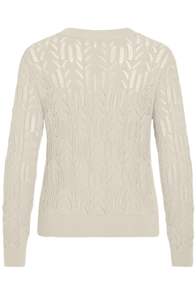 VICOTTI O-NECK L/S KNIT TOP 14102684 BIRCH