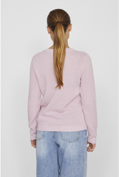 Vila vidalo o-neck l/s knit top- noos