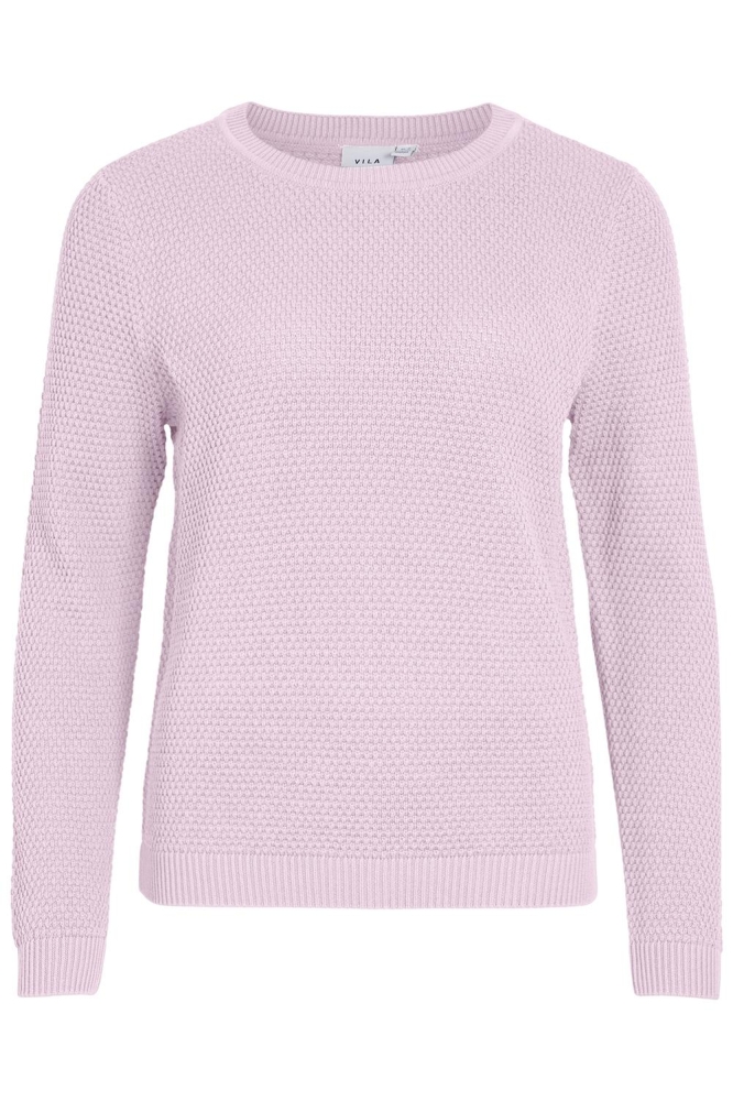 VIDALO O-NECK L/S KNIT TOP- NOOS 14082767 WINSOME ORCHID