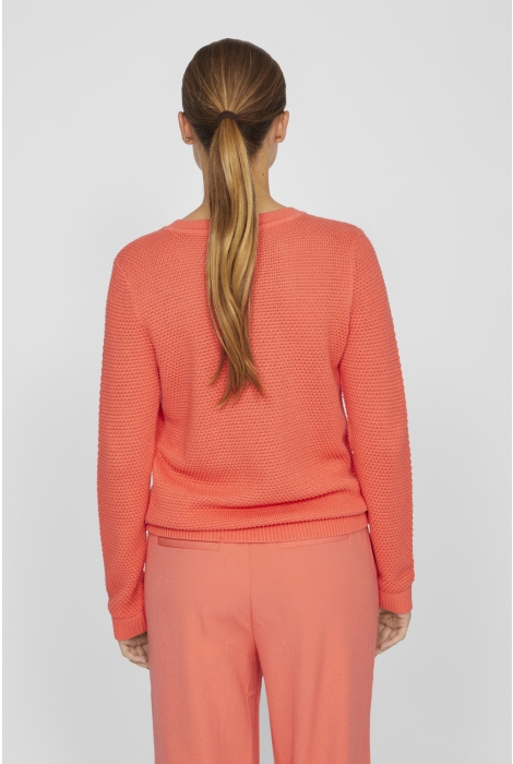 Vila vidalo o-neck l/s knit top- noos