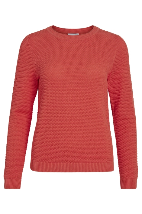 Vila vidalo o-neck l/s knit top- noos