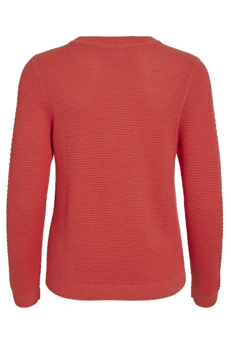 Vila vidalo o-neck l/s knit top- noos