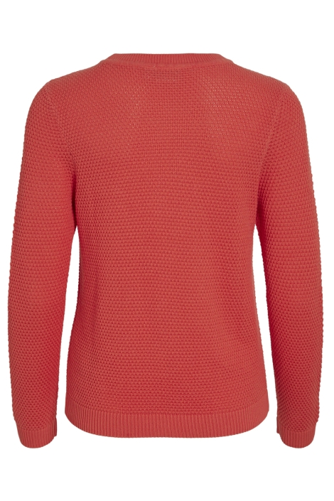 Vila vidalo o-neck l/s knit top- noos