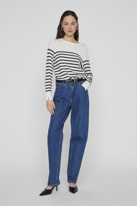 Vila viwennie o-neck l/s knit top