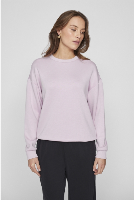 Vila visandy l/s sweat top - noos