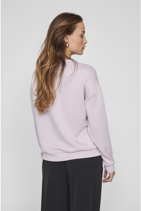 Vila visandy l/s sweat top - noos