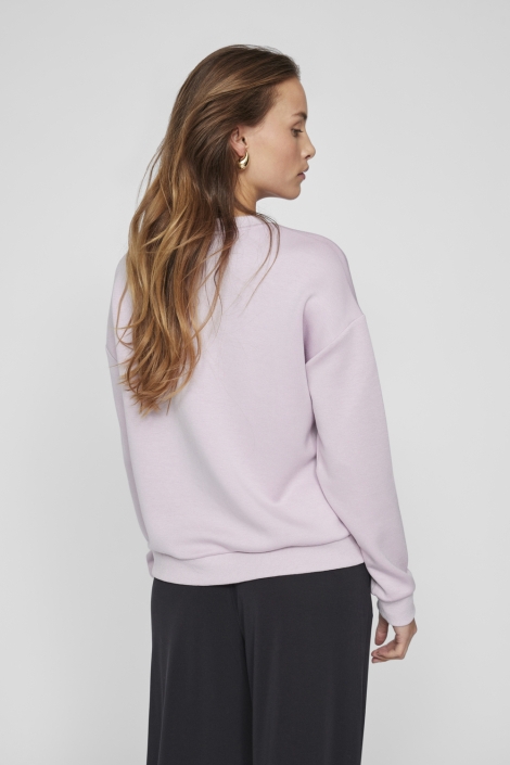 Vila visandy l/s sweat top - noos