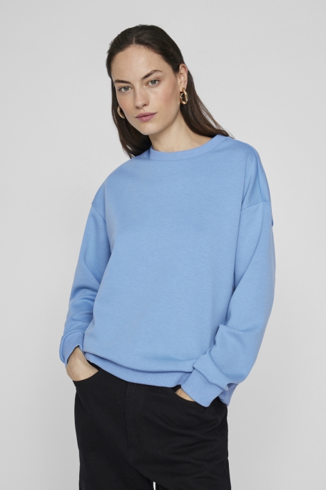 Vila visandy l/s sweat top - noos