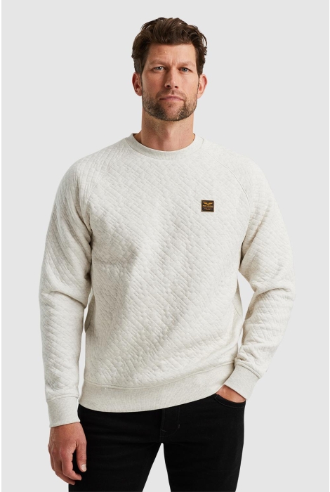 PME legend crewneck cable jacquard sweat