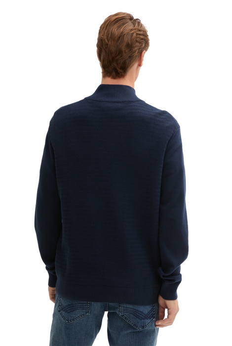 Tom Tailor structure mix knit troyer