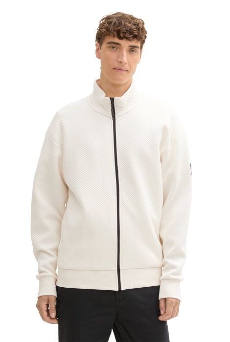 Tom Tailor structured sweat jacket