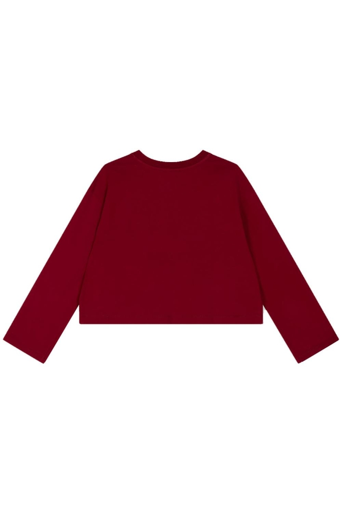 OVERSIZED CROPPED SWEATER STEVIE R2409813644 501 BORDEAUX