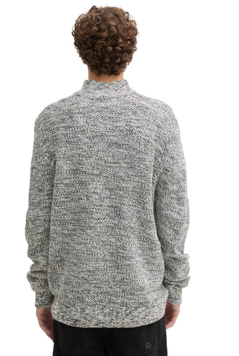 Tom Tailor twotone knitted troyer