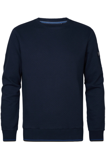 Petrol Industries Trui SWEATER ROUND NECK M 1050 SWR301 5178 Navy Blue