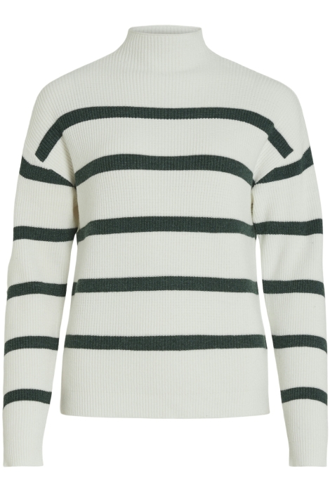 Vila viril mock neck l/s knit rib top 2