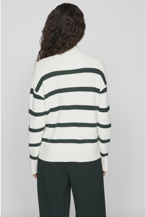 Vila viril mock neck l/s knit rib top 2