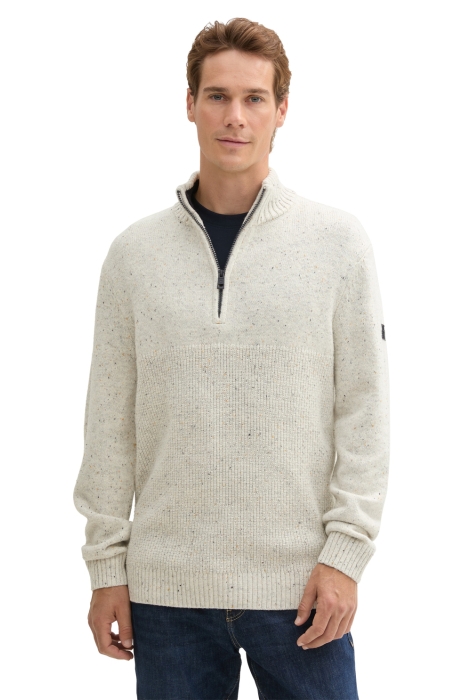 Tom Tailor structure mix nep knit troyer