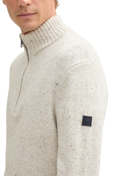 Tom Tailor structure mix nep knit troyer