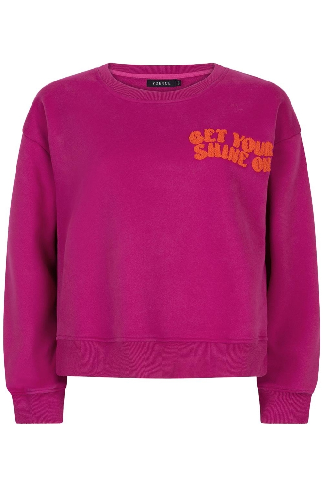 SWEATER GET YOUR SHINE ON WS2414 Fuchsia Purple