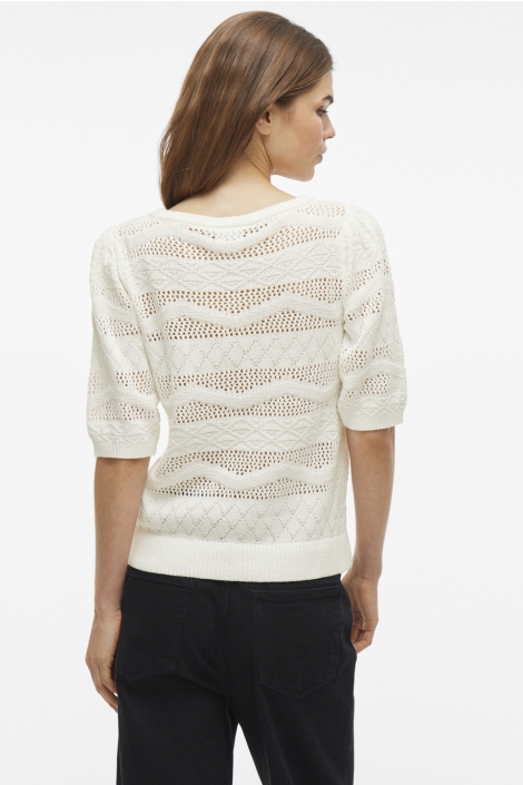 Vila vidazy new boatneck 2/4 knit top/te