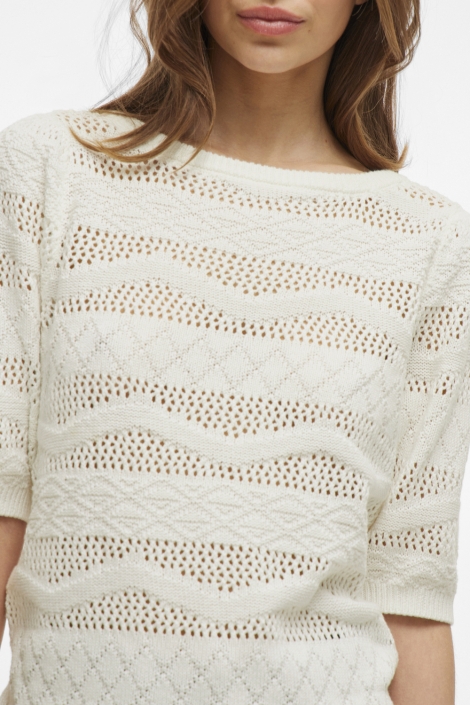 Vila vidazy new boatneck 2/4 knit top/te