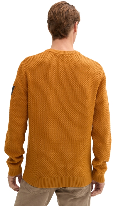 Tom Tailor structured crewneck knit