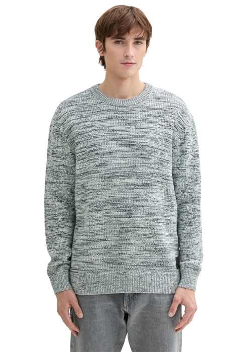 Tom Tailor multicolor crewneck knit