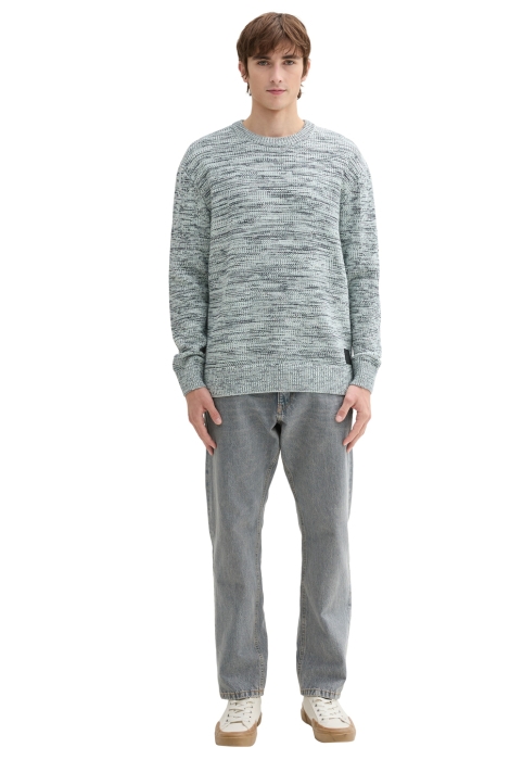 Tom Tailor multicolor crewneck knit