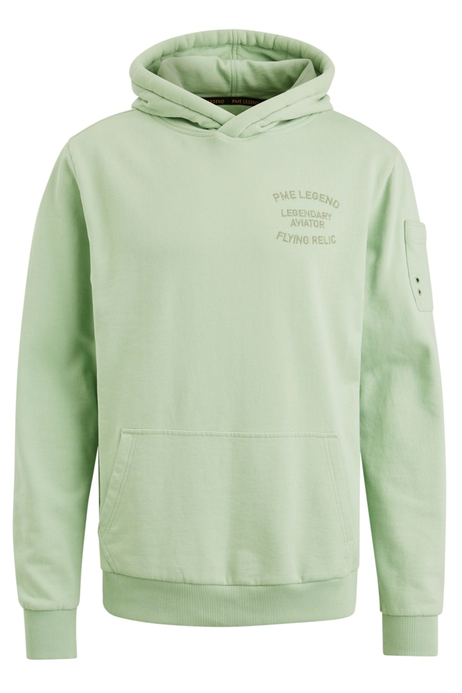 HOODIE MET ARTWORK PSW2411482 6258 QUIET GREEN