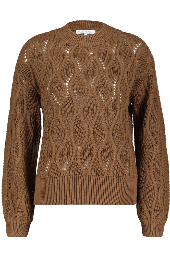 FANNY SWIRL SWEATER SRB4360 Cognac