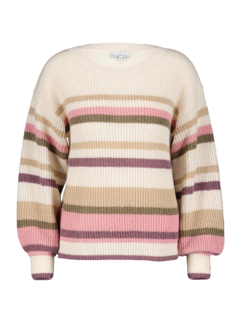 Red Button Trui SAMMY STRIPE SWEATER SRB4320 Olive