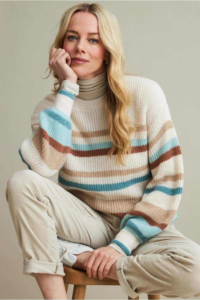 SAMMY STRIPE SWEATER SRB4320 Emerald