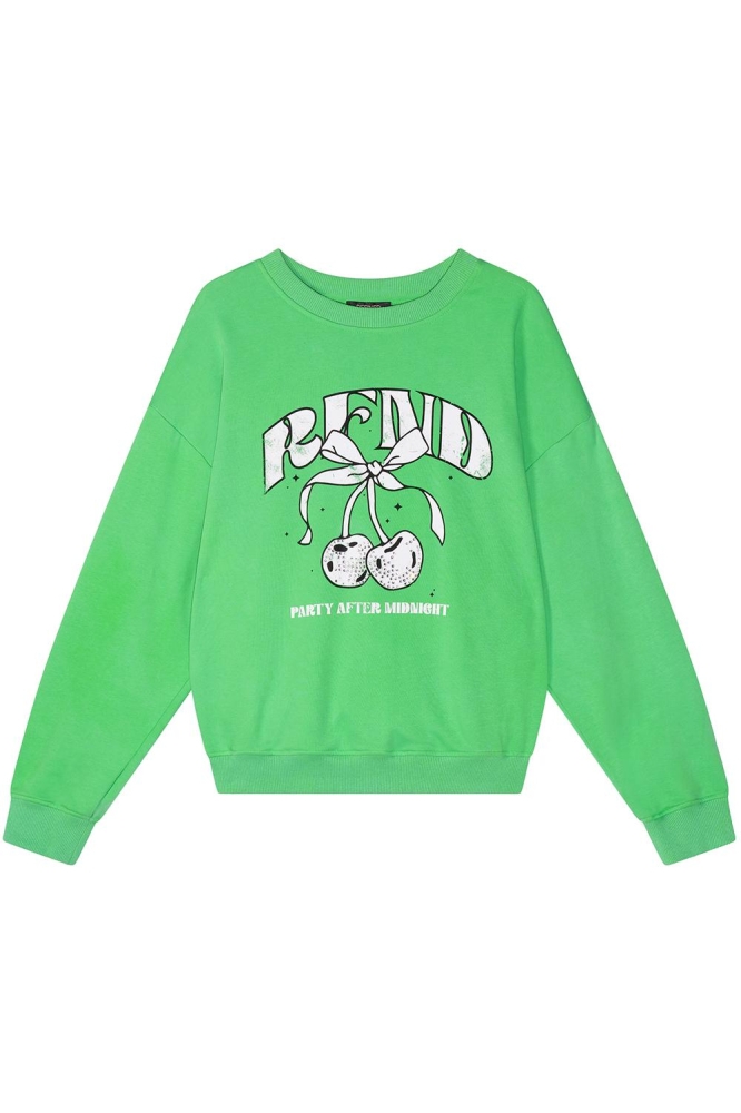 FAYEN KNITTED OVERSIZED SWEATER R2411822587 700 GREEN