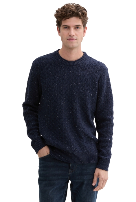 Tom Tailor cosy structured nep knit