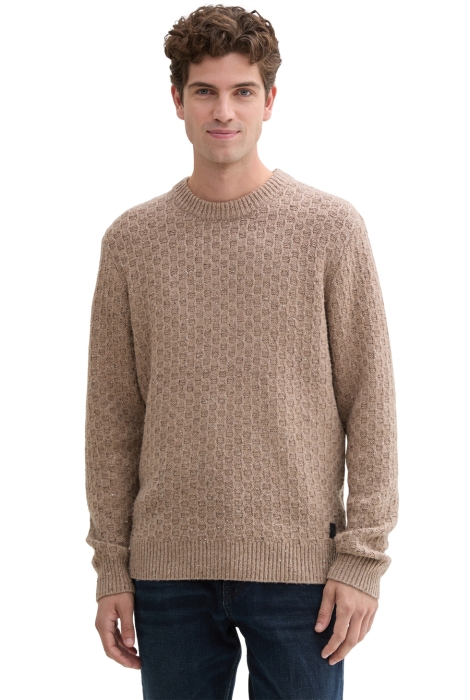 Tom Tailor cosy structured nep knit