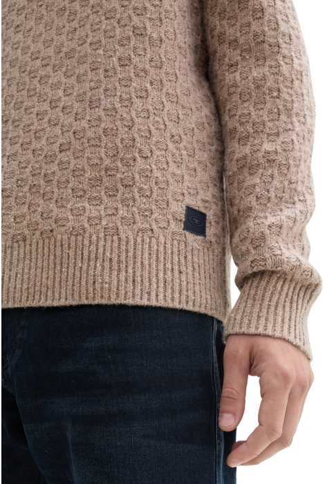 Tom Tailor cosy structured nep knit