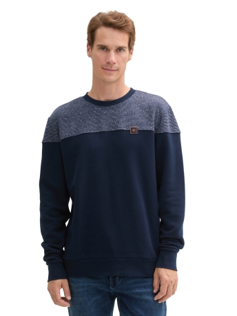 Tom Tailor Trui SWEATSHIRT MET LOGOBADGE 1044040XX10 10668